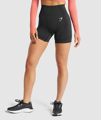 Dámské Šortky Gymshark Vital Seamless 2.0 Černé | CZ 3957LIS
